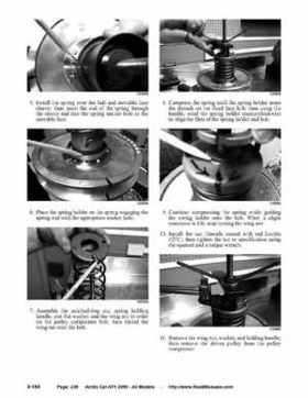 2005 Arctic Cat ATVs factory service and repair manual, Page 238