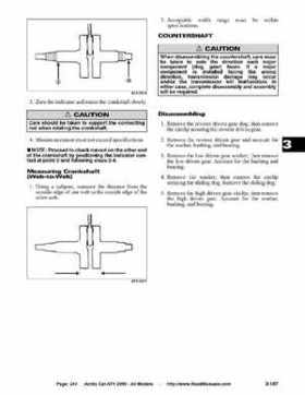 2005 Arctic Cat ATVs factory service and repair manual, Page 241