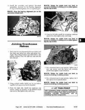 2005 Arctic Cat ATVs factory service and repair manual, Page 245