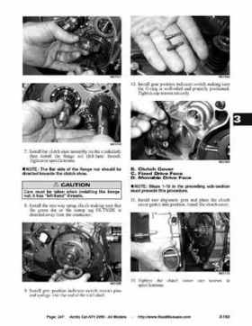 2005 Arctic Cat ATVs factory service and repair manual, Page 247