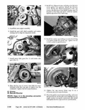 2005 Arctic Cat ATVs factory service and repair manual, Page 250