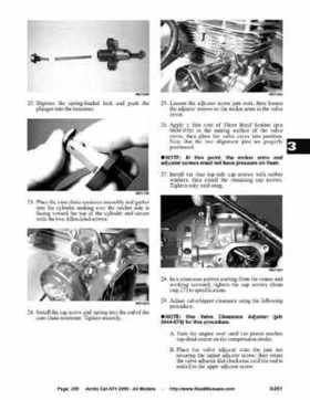 2005 Arctic Cat ATVs factory service and repair manual, Page 255