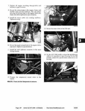 2005 Arctic Cat ATVs factory service and repair manual, Page 257