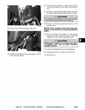 2005 Arctic Cat ATVs factory service and repair manual, Page 259
