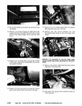 2005 Arctic Cat ATVs factory service and repair manual, Page 262