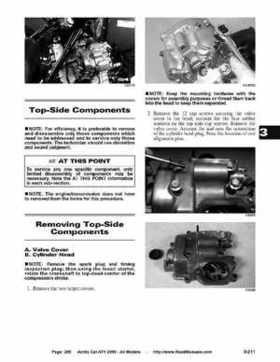 2005 Arctic Cat ATVs factory service and repair manual, Page 265