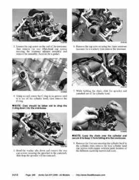 2005 Arctic Cat ATVs factory service and repair manual, Page 266