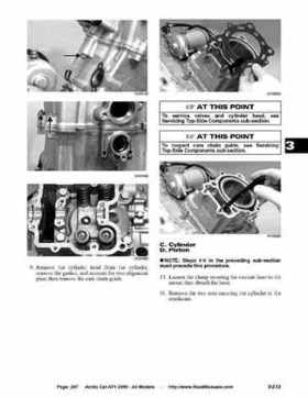 2005 Arctic Cat ATVs factory service and repair manual, Page 267