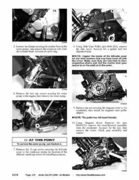2005 Arctic Cat ATVs factory service and repair manual, Page 270