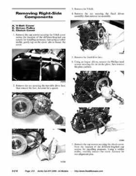 2005 Arctic Cat ATVs factory service and repair manual, Page 272