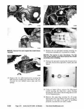 2005 Arctic Cat ATVs factory service and repair manual, Page 274