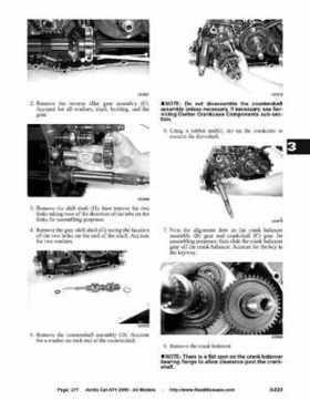 2005 Arctic Cat ATVs factory service and repair manual, Page 277