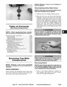 2005 Arctic Cat ATVs factory service and repair manual, Page 279