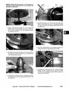 2005 Arctic Cat ATVs factory service and repair manual, Page 295