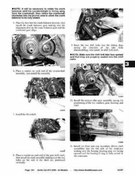 2005 Arctic Cat ATVs factory service and repair manual, Page 301