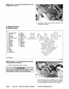 2005 Arctic Cat ATVs factory service and repair manual, Page 310