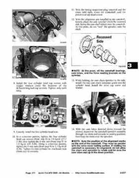 2005 Arctic Cat ATVs factory service and repair manual, Page 311
