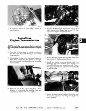 2005 Arctic Cat ATVs factory service and repair manual, Page 315