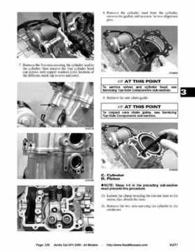 2005 Arctic Cat ATVs factory service and repair manual, Page 325