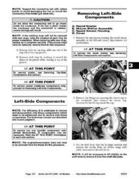 2005 Arctic Cat ATVs factory service and repair manual, Page 327