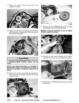 2005 Arctic Cat ATVs factory service and repair manual, Page 336