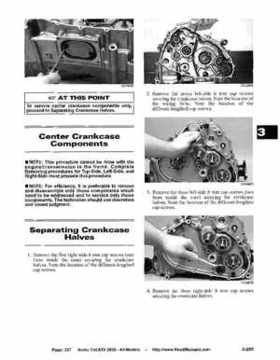 2005 Arctic Cat ATVs factory service and repair manual, Page 337