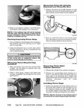 2005 Arctic Cat ATVs factory service and repair manual, Page 346