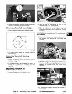 2005 Arctic Cat ATVs factory service and repair manual, Page 349