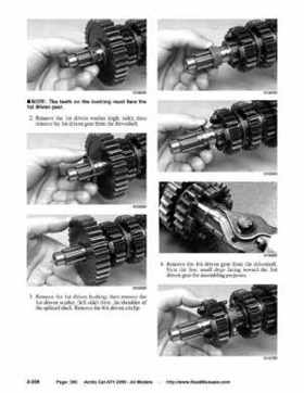 2005 Arctic Cat ATVs factory service and repair manual, Page 360