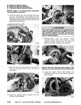 2005 Arctic Cat ATVs factory service and repair manual, Page 374