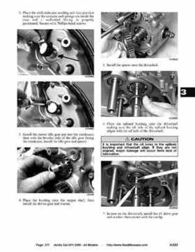 2005 Arctic Cat ATVs factory service and repair manual, Page 377