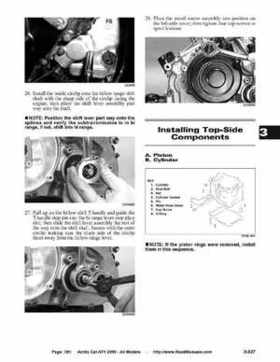 2005 Arctic Cat ATVs factory service and repair manual, Page 381