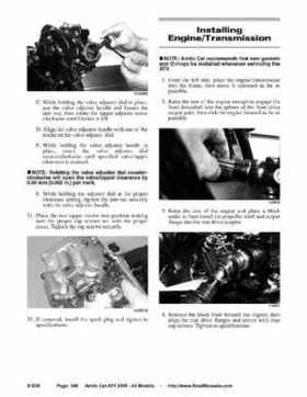 2005 Arctic Cat ATVs factory service and repair manual, Page 388