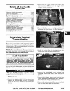 2005 Arctic Cat ATVs factory service and repair manual, Page 393