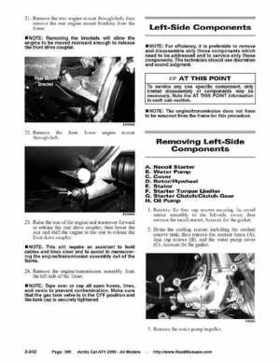 2005 Arctic Cat ATVs factory service and repair manual, Page 396