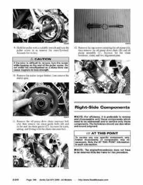 2005 Arctic Cat ATVs factory service and repair manual, Page 398