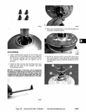 2005 Arctic Cat ATVs factory service and repair manual, Page 419