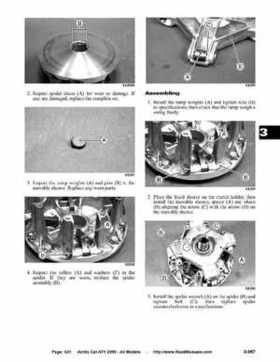 2005 Arctic Cat ATVs factory service and repair manual, Page 421