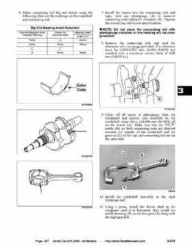 2005 Arctic Cat ATVs factory service and repair manual, Page 427