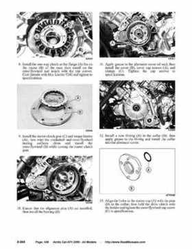 2005 Arctic Cat ATVs factory service and repair manual, Page 438