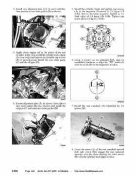 2005 Arctic Cat ATVs factory service and repair manual, Page 440