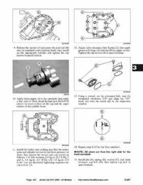 2005 Arctic Cat ATVs factory service and repair manual, Page 441