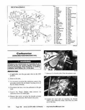 2005 Arctic Cat ATVs factory service and repair manual, Page 456