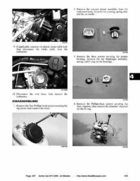 2005 Arctic Cat ATVs factory service and repair manual, Page 457