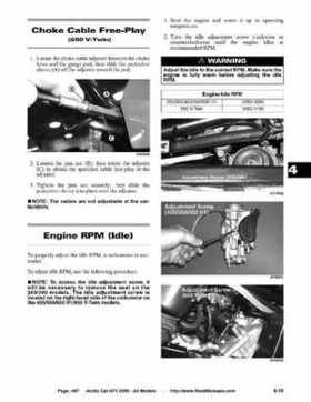 2005 Arctic Cat ATVs factory service and repair manual, Page 467