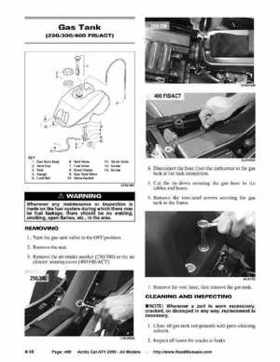 2005 Arctic Cat ATVs factory service and repair manual, Page 468