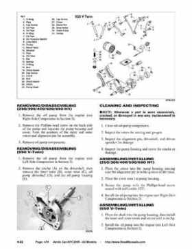 2005 Arctic Cat ATVs factory service and repair manual, Page 474