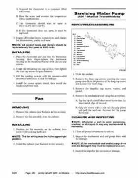 2005 Arctic Cat ATVs factory service and repair manual, Page 480