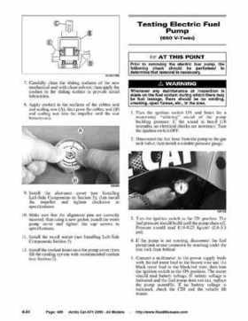 2005 Arctic Cat ATVs factory service and repair manual, Page 486