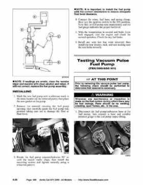 2005 Arctic Cat ATVs factory service and repair manual, Page 488